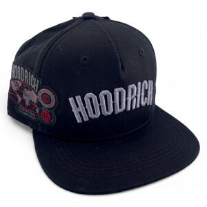 Hoodrich OG Mark Snap Side Patch Black Flat Bill‎ Adjustable Snapback Hat Cap
